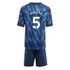 Baby Fußballbekleidung Arsenal Piero Hincapie #5 Auswärtstrikot 2025-26 Kurzarm (+ kurze hosen)